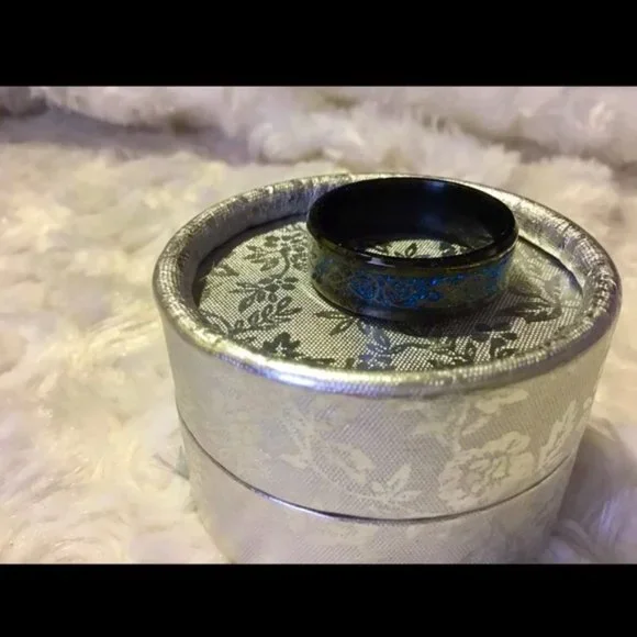 Hieroglyphic Electric Blue Black SS Band - Picture 15 of 15